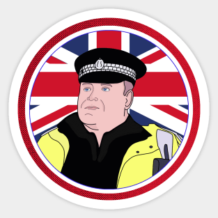 British Police Officer Sticker